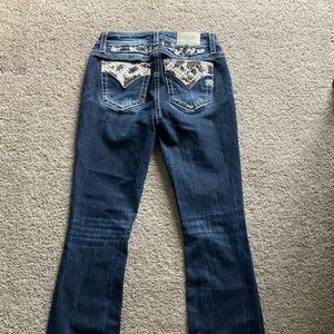 New Miss Me Cow Print Jeans